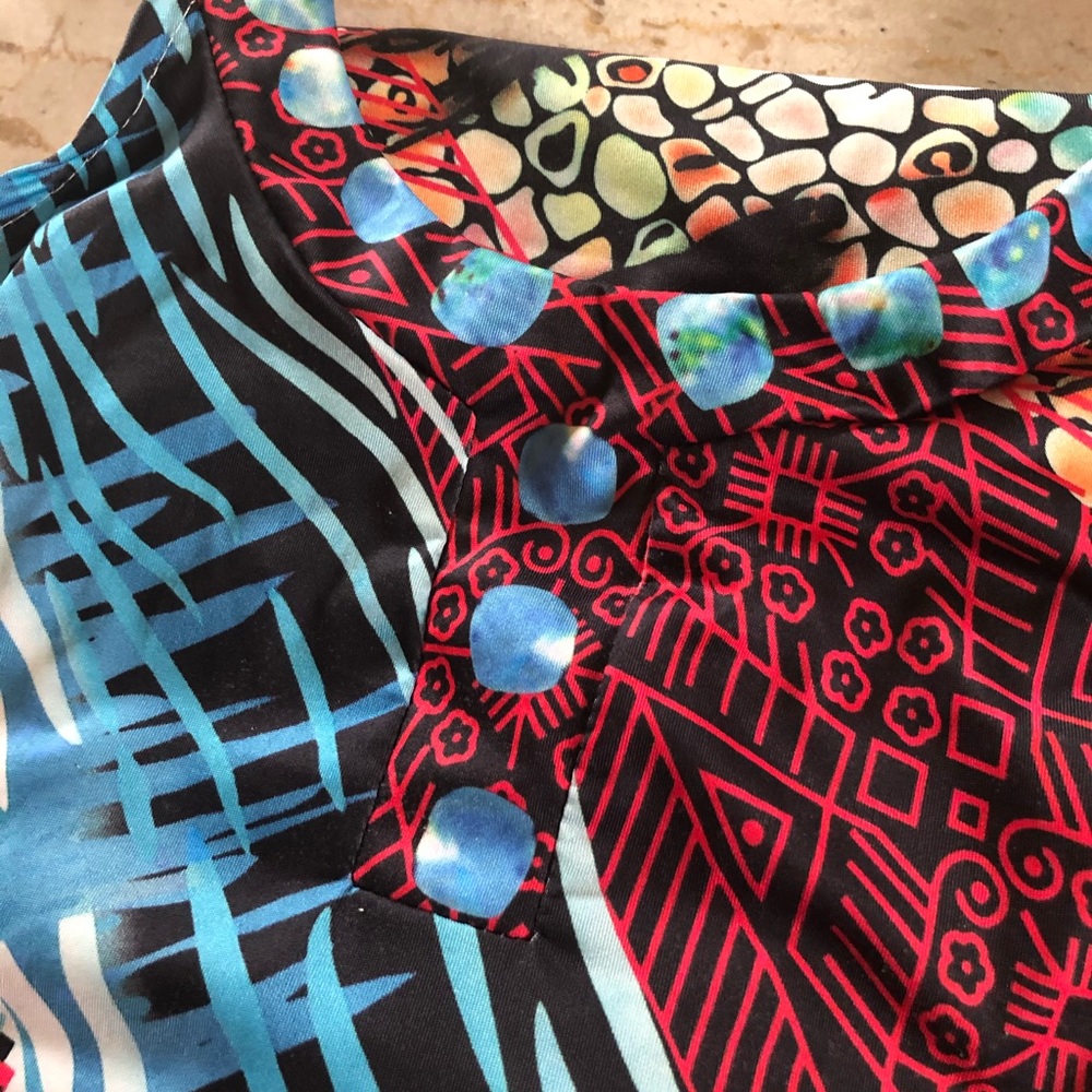 Lightweight Rayon Patterned Dress - image 3